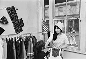 Images Dated 2nd November 2023: Frilly Poppins Boutique, Liverpool 1966