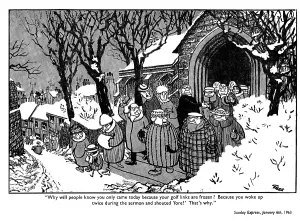 20th Century Prints: Giles Cartoon, 6th January 1963