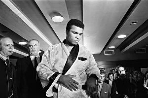 20th Century Collection: Muhammad Ali at a press conference in Dublin