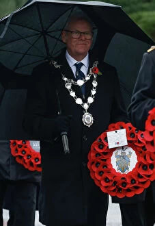 : Remembrance parade from The Priory to Ball Haye War Memorial in Leek