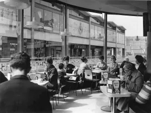 20th Century Prints: Round Cafe