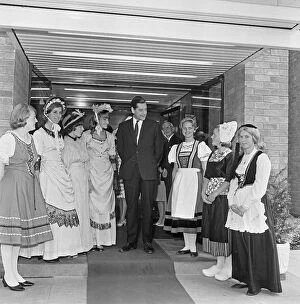 Cabinet Minister Collection: Secretary of State for Education and Science Anthony Crosland at the Royal Humber Hotel
